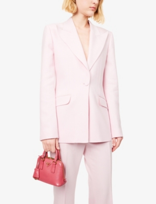 RESELFRIDGES: Pre-Loved Prada Mini Lux Promenade Saffiano-Leather Satchel