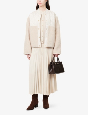 BARBOUR: Wetherby Quilted Fleece Jacket