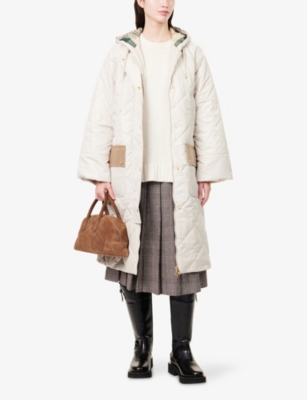 BARBOUR: Braidley Hooded Quilted Shell Jacket