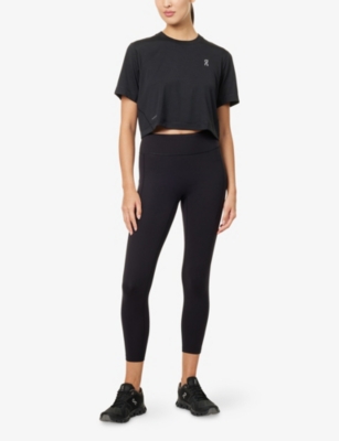 ON: Traint Cropped Jersey Top