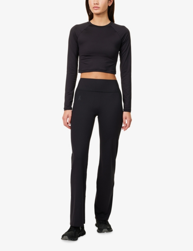 Studio Flare Stretch-Woven Trousers