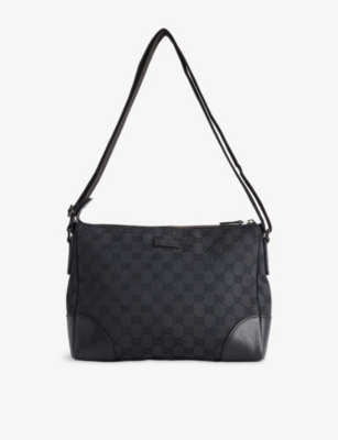 RESELFRIDGES: Pre-Loved Gucci GG Canvas Cross-Body Bag