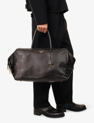 RESELFRIDGES: Pre-Loved Prada Boston Leather Bag