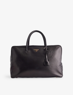 RESELFRIDGES: Pre-Loved Prada Boston Leather Bag