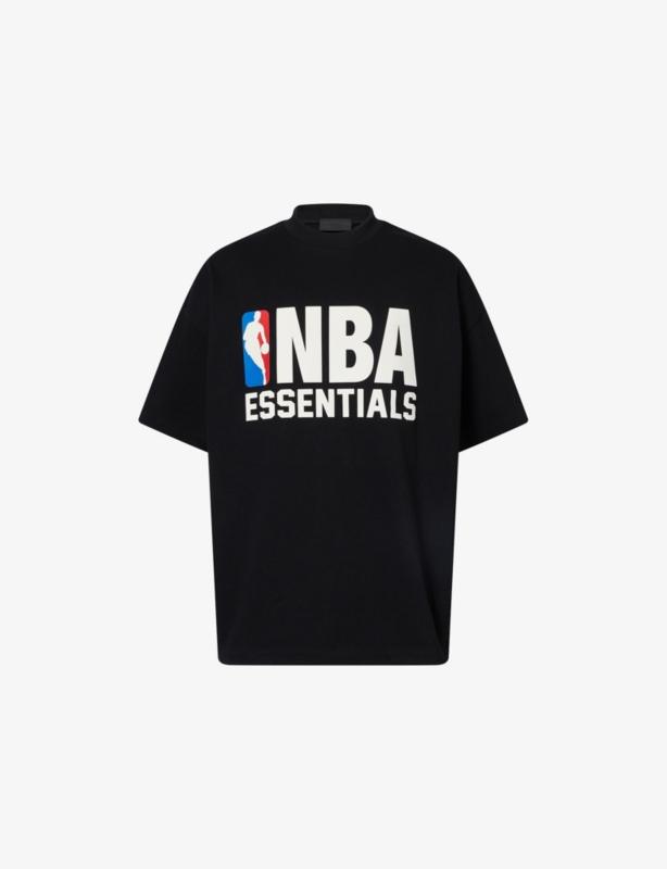 FOG x ESSENTIALS x NBA 90's Fit Crewneck Cotton-Jersey T-Shirt