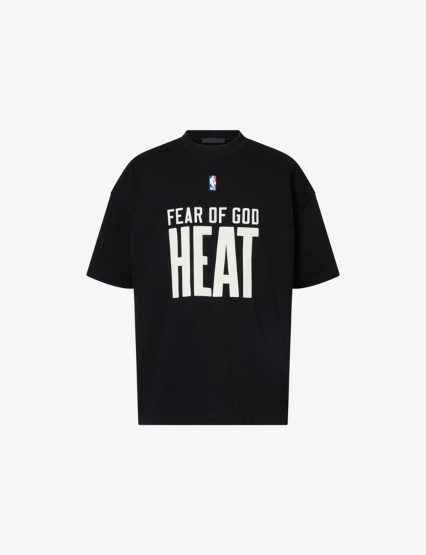 FOG x ESSENTIALS x NBA Heat 90's Fit Cotton-Jersey T-Shirt