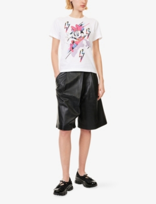 COMME DES GARCONS: Comme des Garçons x Disney Minnie Round-Neck Cotton-Jersey T-Shirt