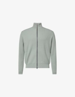 STONE ISLAND: Ribbed High-Neck Cotton-Knit Jumper