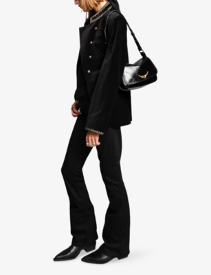 ZADIG&VOLTAIRE: Le Zouzou Patent-Leather Shoulder Bag