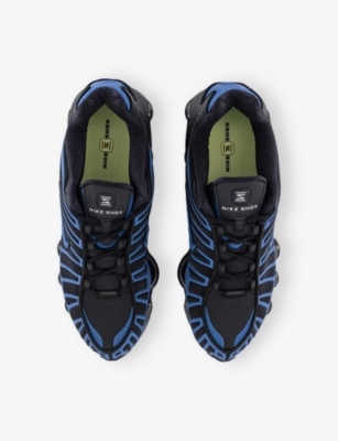 NIKE: Shox TL Leather and Mesh Trainers