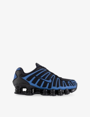 NIKE: Shox TL Leather and Mesh Trainers