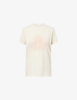 ISABEL MARANT ETOILE: Zoeline Graphic-Print Cotton T-Shirt