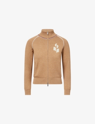 ISABEL MARANT ETOILE: Lanya Log-Pattern Knitted Top