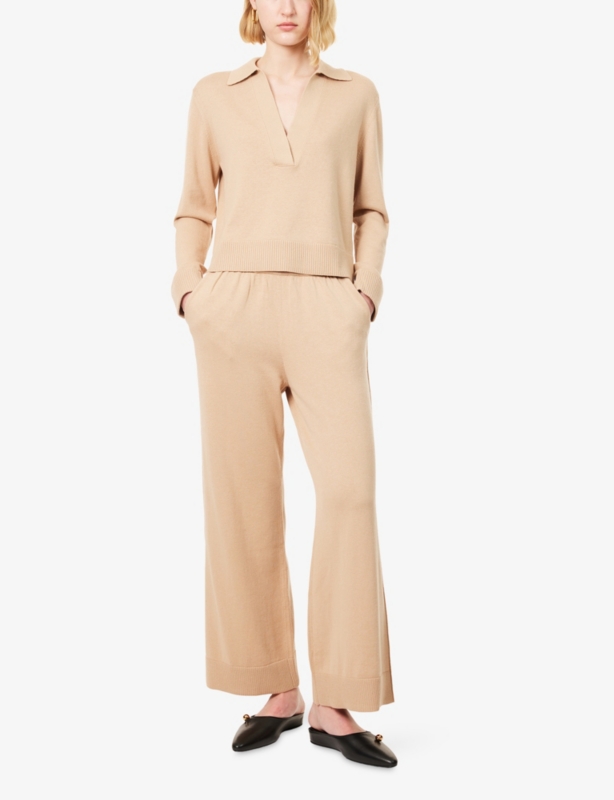 Travel Drawstring Cotton And Cashmere Trousers