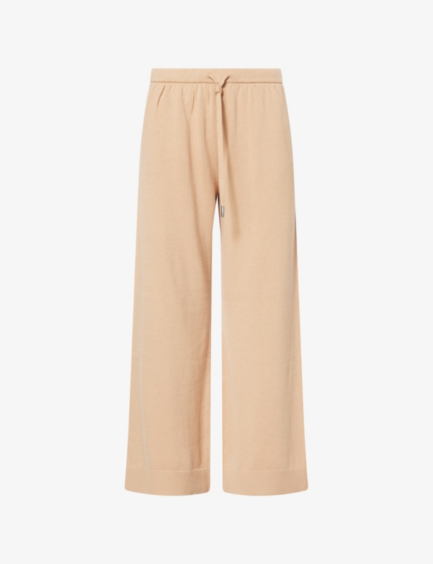 Travel Drawstring Cotton And Cashmere Trousers