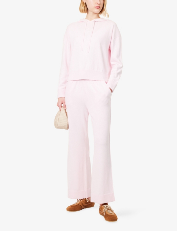 Regular-Fit Long-Sleeves Cotton And Cashmere Hoodie