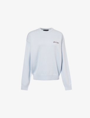 RU & ROCKA: Brand-Embroidery Round-Neck Knitted Jumper