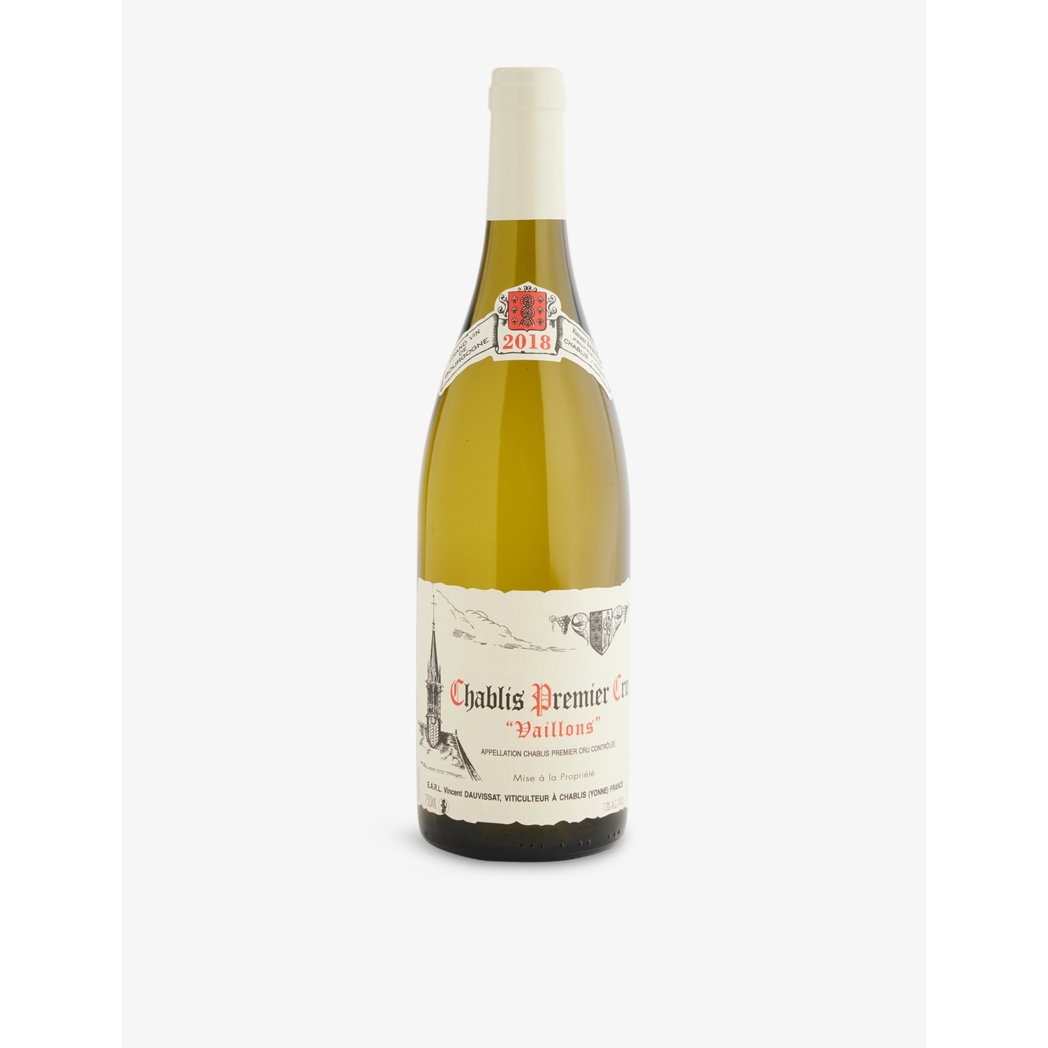 Vincent Dauvissat Chablis 1er Cru Vaillons 2018 White Wine 750ml