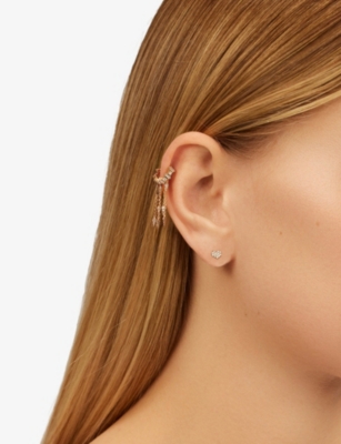 KISMET BY MILKA: Petit Cherish 0.07ct Diamond Stud Earring