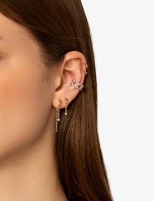 KISMET BY MILKA: Dreamscape 0.06ct Diamond Hoop Earring