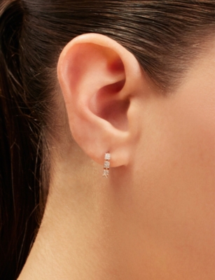 KISMET BY MILKA: Lucia 0.08ct Diamond Hoop Earring