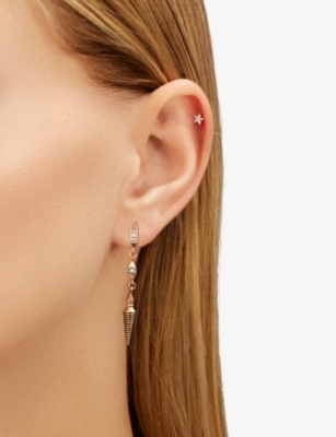 KISMET BY MILKA: Objet 0.04ct Diamond Drop Earring