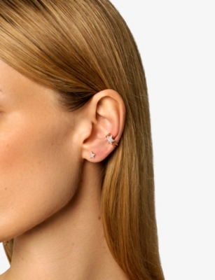 KISMET BY MILKA: Comet Mini 0.04ct Diamond Stud Earring