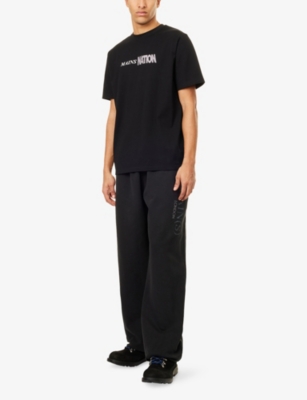 MAINS: Nation Crewneck Cotton-Jersey T-Shirt