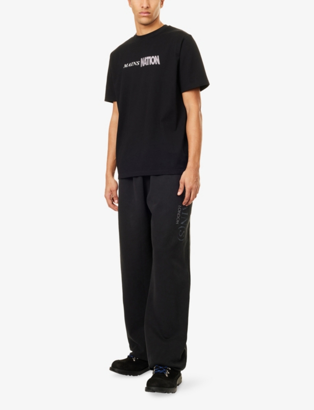 Nation Crewneck Cotton-Jersey T-Shirt