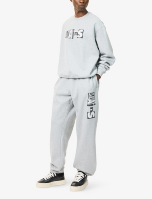 MAINS: Graphic-Print Crewneck Cotton-Jersey Sweatshirt