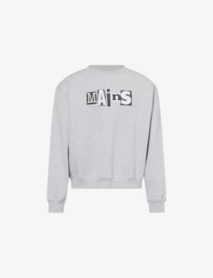 MAINS: Graphic-Print Crewneck Cotton-Jersey Sweatshirt