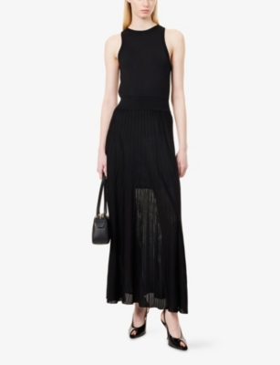 LE KASHA: Valogano Sleeveless Stretch-Knit Maxi Dress