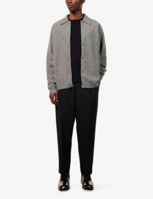 SIMKHAI: Richie Collar Cashmere-Blend Cardigan