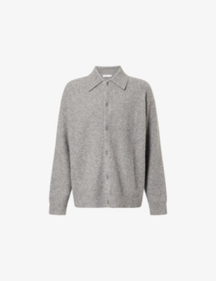 SIMKHAI: Richie Collar Cashmere-Blend Cardigan