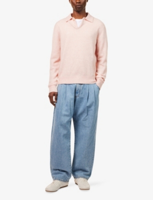 SIMKHAI: Davis Collar Cashmere-Blend Jumper