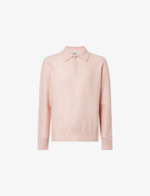 SIMKHAI: Davis Collar Cashmere-Blend Jumper