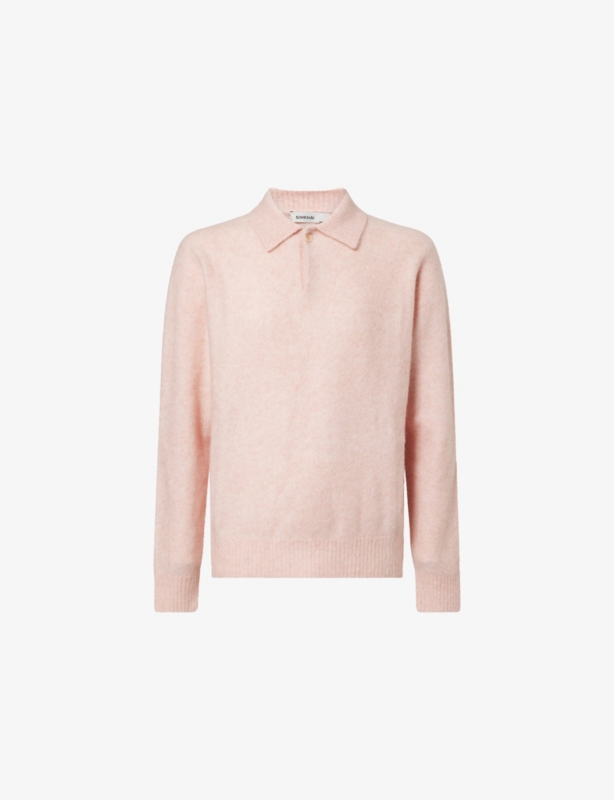 Davis Collar Cashmere-Blend Jumper