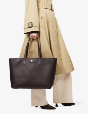 Burberry Bloomsbury Medium Reversible Tote Bag In Brown