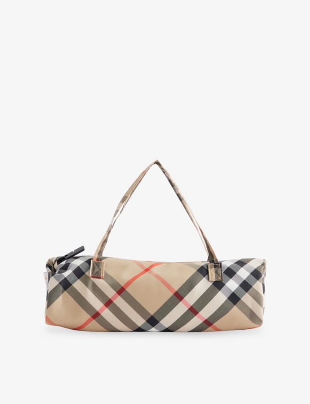 Checked Folding Compact Umbrella