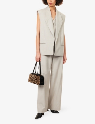 CAMILLA AND MARC: Claude Wide-Leg Stretch-Wool Blend Trousers