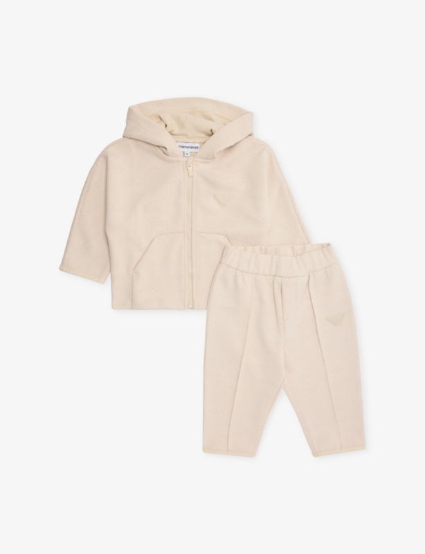 Logo-Embroidered Woven 2-Piece Set 9-36 Months