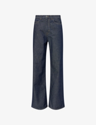 CARHARTT WIP: Jane Relaxed-Fit Wide-Leg Denim Jeans
