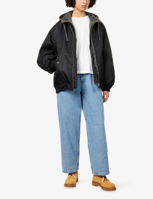 Brandon Wide-Leg Denim Jeans