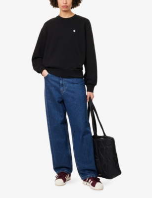 CARHARTT WIP: Casey Logo-Embroidered Cotton Sweatshirt