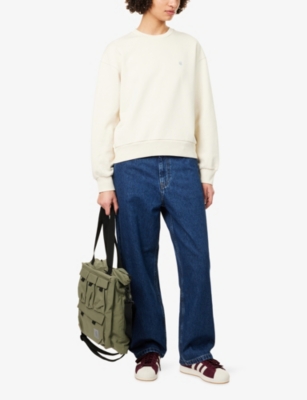 CARHARTT WIP: Casey Logo-Embroidered Cotton Sweatshirt