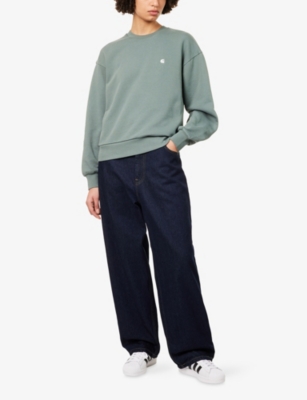 CARHARTT WIP: Casey Logo-Embroidered Cotton Sweatshirt