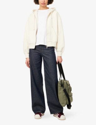 CARHARTT WIP: Casey Logo-Embroidered Cotton Hoody