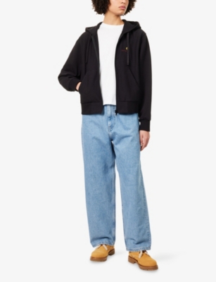 CARHARTT WIP: American Script Logo-Embroidered Cotton Hoody