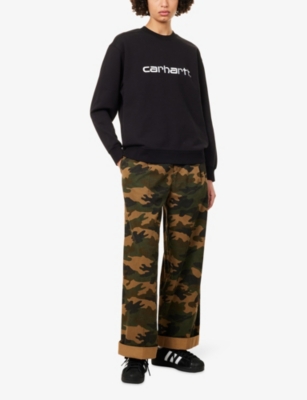 CARHARTT WIP: Carhartt Logo-Embroidered Cotton Sweatshirt