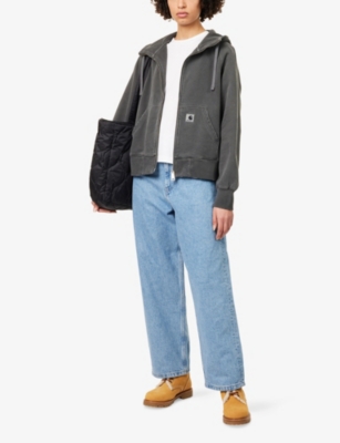 CARHARTT WIP: Torion Logo-Embroidered Cotton Hoody